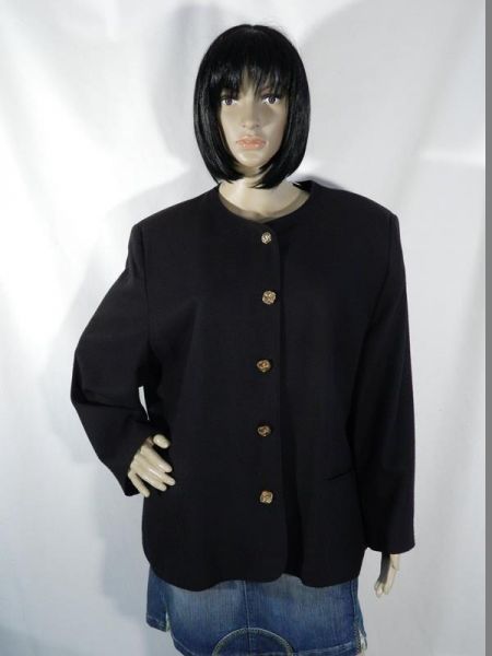 Alfred Dunner Blazer Schwarz Gr. 42