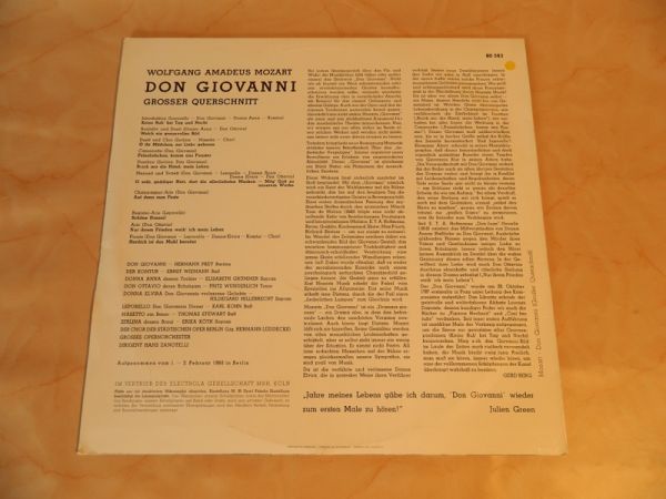 LP Mozart, Don Giovanni