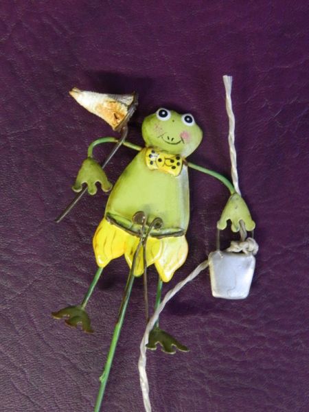 Pflanzen-Stecker "Frosch"