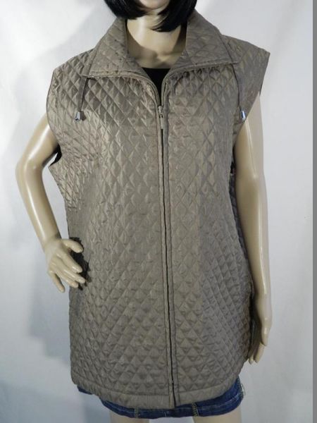 Daunenweste Khaki, Gr. XXXL