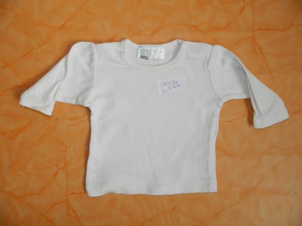 Baby Sweatshirt Weiss Gr. 56