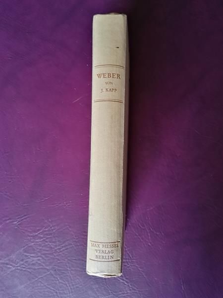 Carl Maria von Weber, Eine Biographie von Julias Kapp