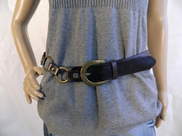 Gürtel, Braun mit Gold