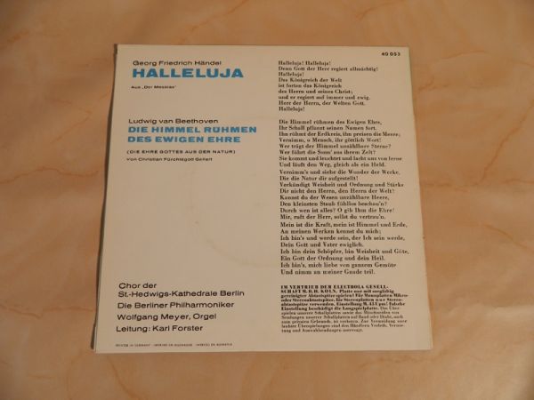 LP Händel, Beethoven