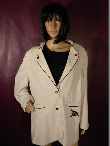 Blazer Landhausstil Beige Gr. 44