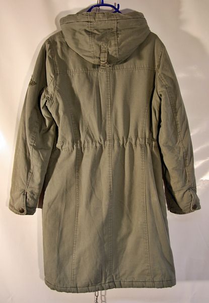 Winterjacke im Militärstil in Khaki Gr. 36/38