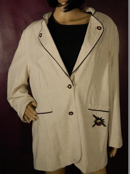 Blazer Landhausstil Beige Gr. 44