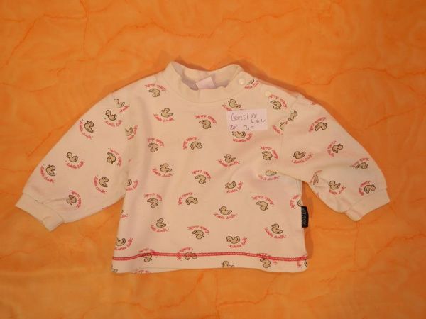Pullover "Little Duck" mit roter Hose Gr. 56