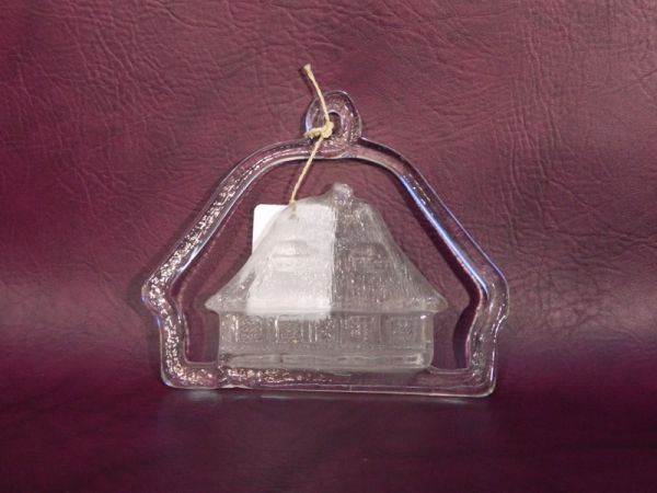 Glasbild "Haus"