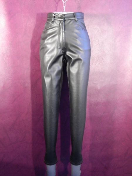 Kunstleder-Hose Gr. 34