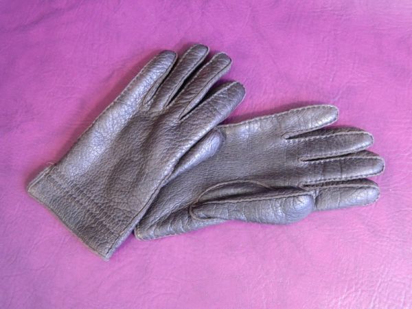 Lederhandschuhe, Dunkelbraun