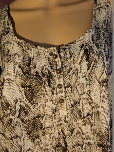 Pimkie Bluse Schlangenmuster Gr. 42