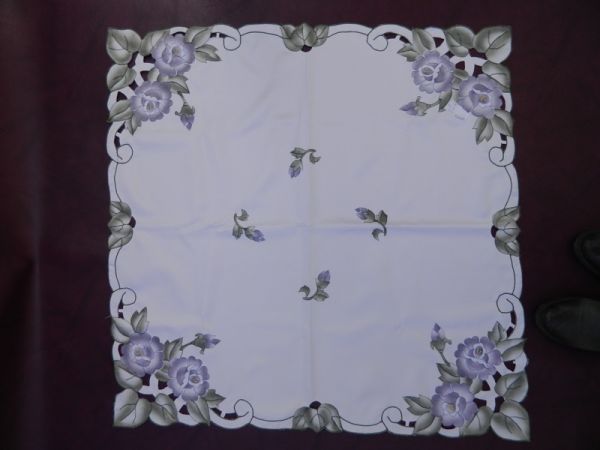 Tischdecke Rosen in Flieder