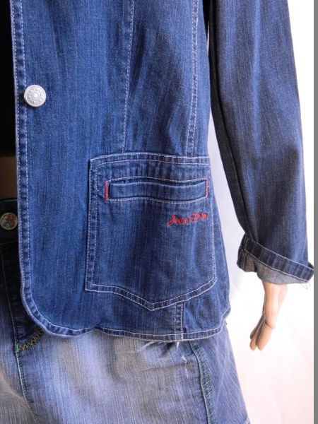 Jeans Fashion Jeansjacke Blau Gr. 40