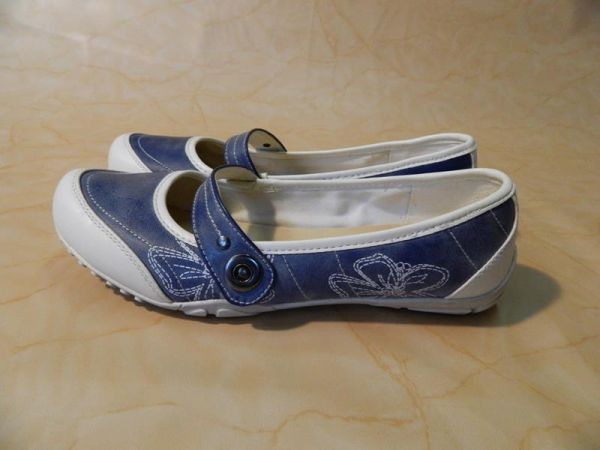 Ballerinas blau Gr. 40