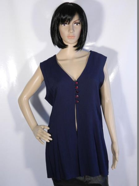 Orsay Bluse Blau Gr. 40