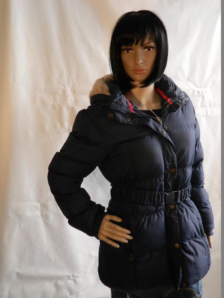 Denim & CO Daunenjacke Dunkelblau, Gr. 40