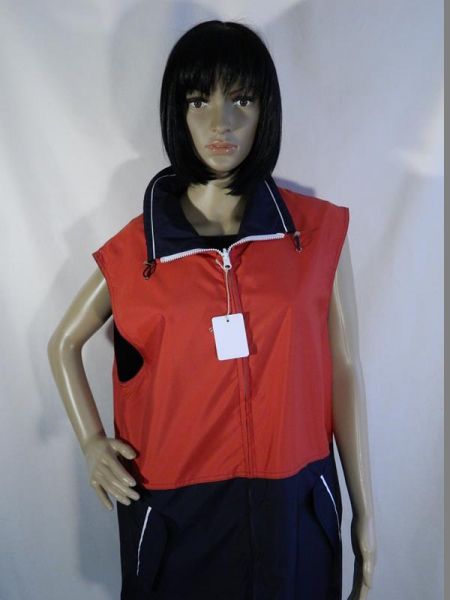 Wendeweste Rot/Schwarz, ca. Gr. XXL