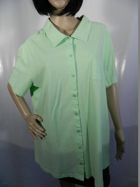 Denim&CO Hemd Grün Gr. XXL