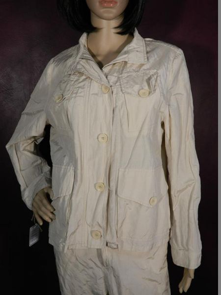 Revanche In Fashion Jacke mit passender Hose Beige Gr. 46