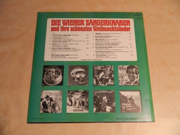 LP Die Wiener Sängerknaben, schönste Weihnachtslieder