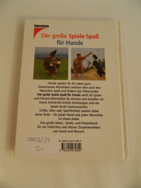 Der große Spiele-Spaß für Hunde, Durst-Benning und Kusch
