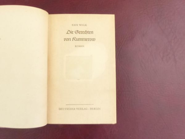 Ehm Welk, Die Gerechten von Kummerow