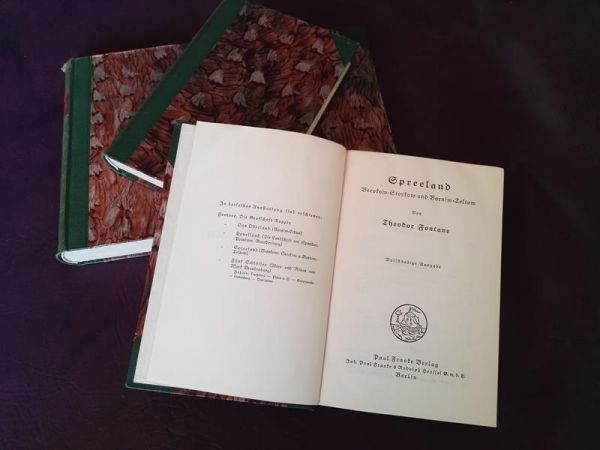 Wanderungen durch die Mark Brandenburg von Theodor Fontane (Band 1,2,4,5)