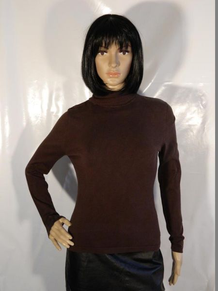 Aygill's Pullover Braun mit Rollkragen Gr. S