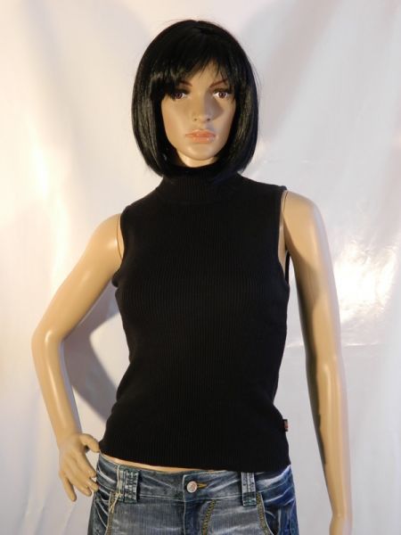 Geripptes Feinstrick-Top Gr. M