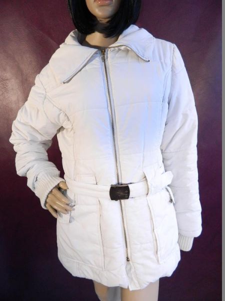 Amisu Winterjacke, Creme, Gr. 40