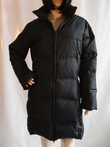 Steppjacke Lang in Schwarz Gr.38