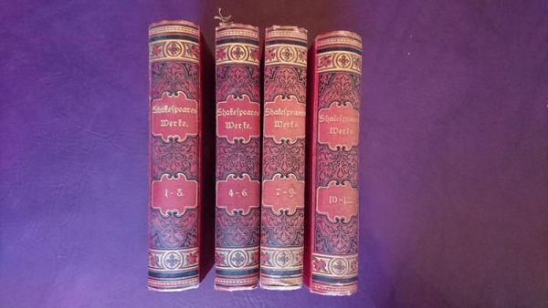 Shakespeare's Werke, Auswahl in 4 Bänden