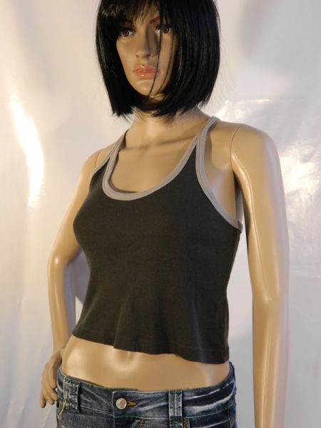 Top, überkreuzte Träger Gr. 38