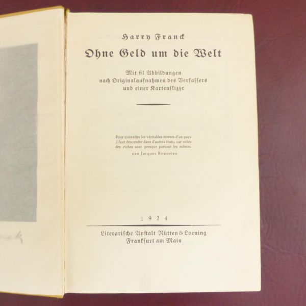Harry Franck, Ohne Geld um die Welt