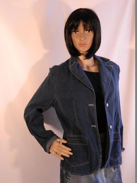 Jeans Fashion Jeansjacke Blau Gr. 40