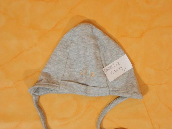 Mütze Grau "Little" 0-1,5 Monate