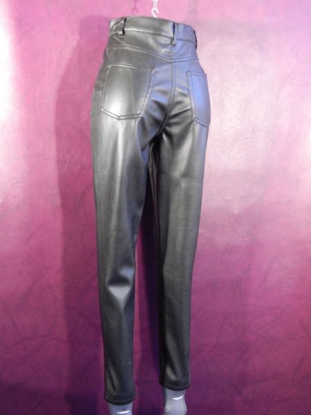 Kunstleder-Hose Gr. 34