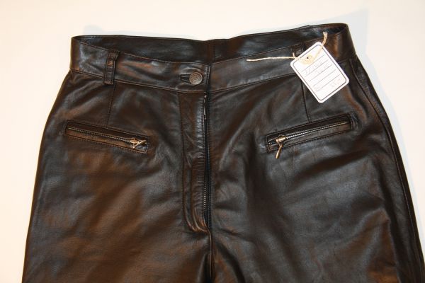Lederhose mit RV-Taschen Gr.40