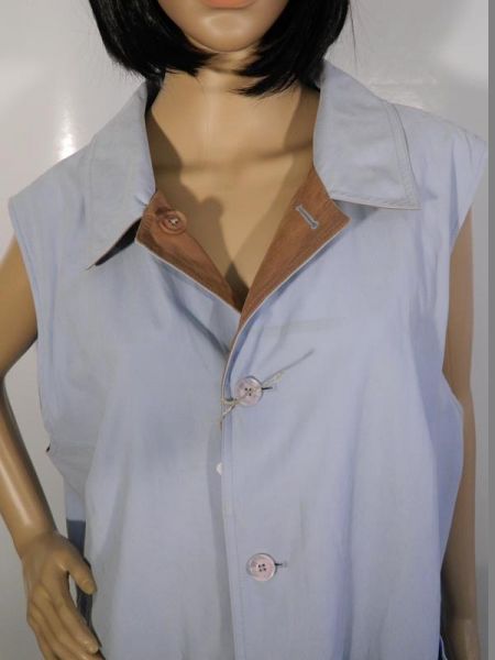 Wendeweste Blau Braun Gr. 48