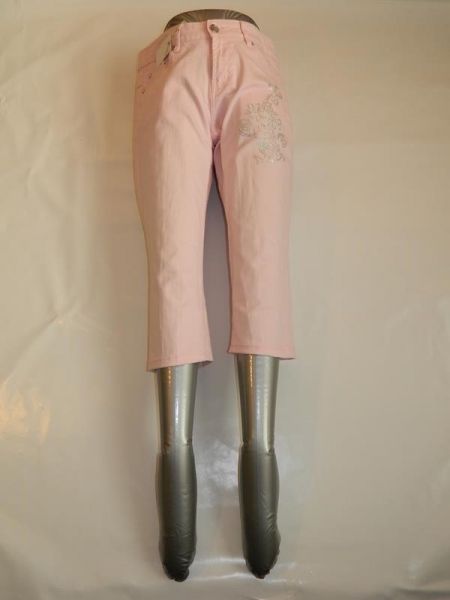 X-Mail 3/4 Hose Rosa Glitzerverzierung Gr. 38