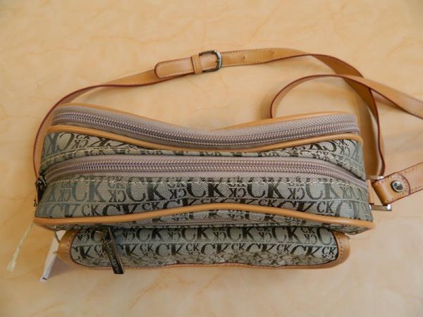 CK Umhängetasche grau-braun