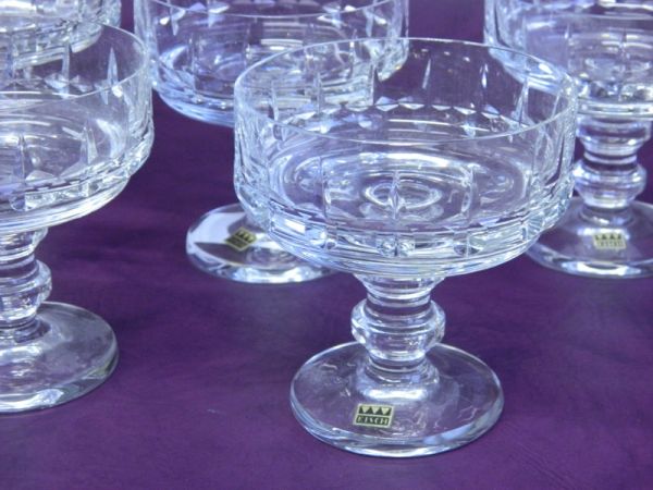 EISCH Kristall-Schalen mit Fuß, 5er Set