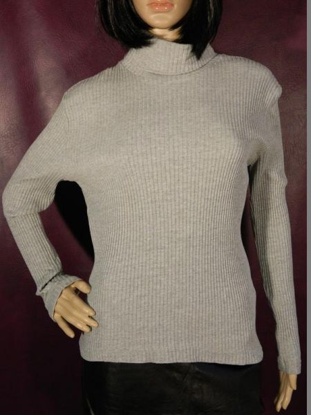 Pullover Grau mit Rollkragen Gr. XL