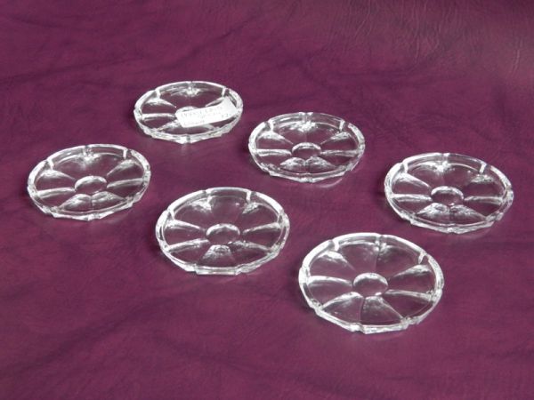 Untersetzer 6-er Set, Bleikristall