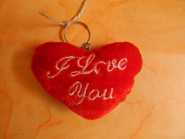 Stoffanhänger kleines Herz