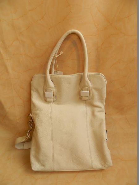 Liz Claiborne Umhängetasche Leder Creme