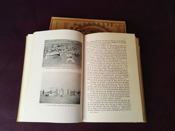 "Durch Asiens Wüsten" von Sven Hedin (in 2 Bänden)