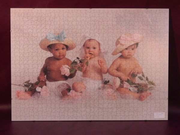 Puzzle-Bild, eingerahmt