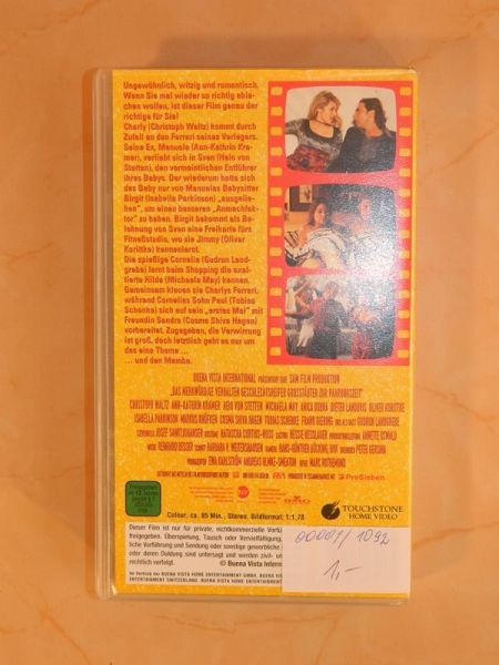 VHS "Das merkwürdige Verhalten geschlechtsreifer Großstädter zur Paarungszeit"